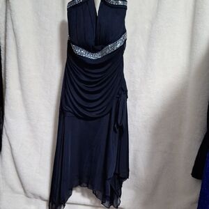 Elegant Blue Evening Dress